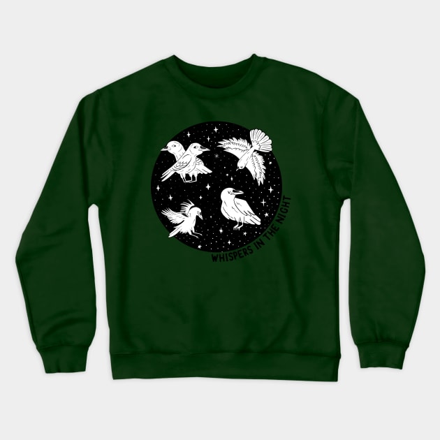 Ravens (Constança Nobre Design) Crewneck Sweatshirt by Whispers in the Night Podcast